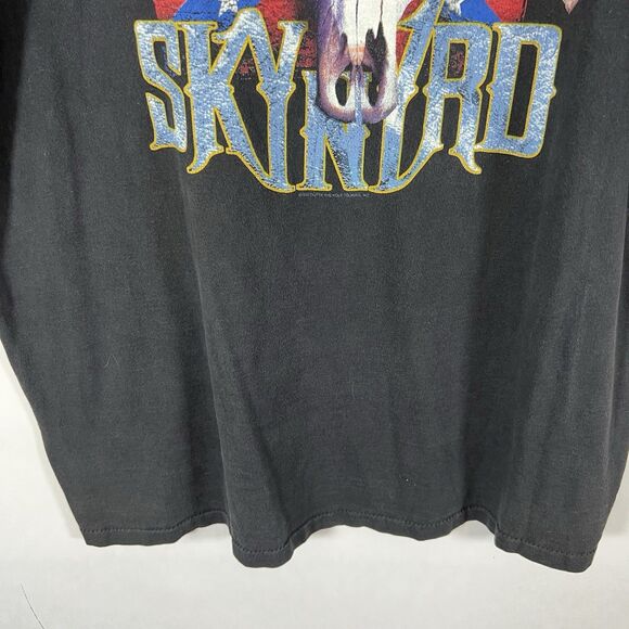 Vintage Lynyrd Skynyrd 1999/2000 Tour T Shirt XL Black Single Stitch Oneita - Picture 12 of 14